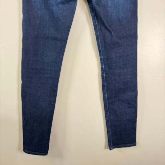 rag & bone Nina Ankle Skinny Jeans Size 26 Dark Wash Blue Mid Rise Stretch Denim - Picture 8 of 11